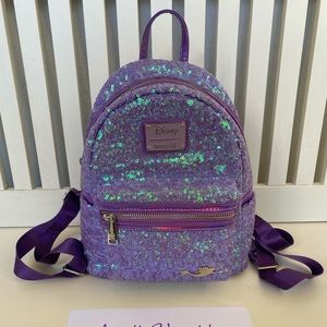 ariel sequin loungefly
